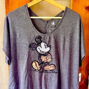 Walt Disney Parks Sparkle Mickey Mouse T shirt